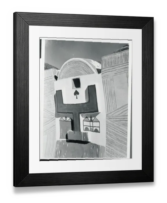 Framed Print : Decorative Art on a Hut Framed Print : Decorative Art on a Hut