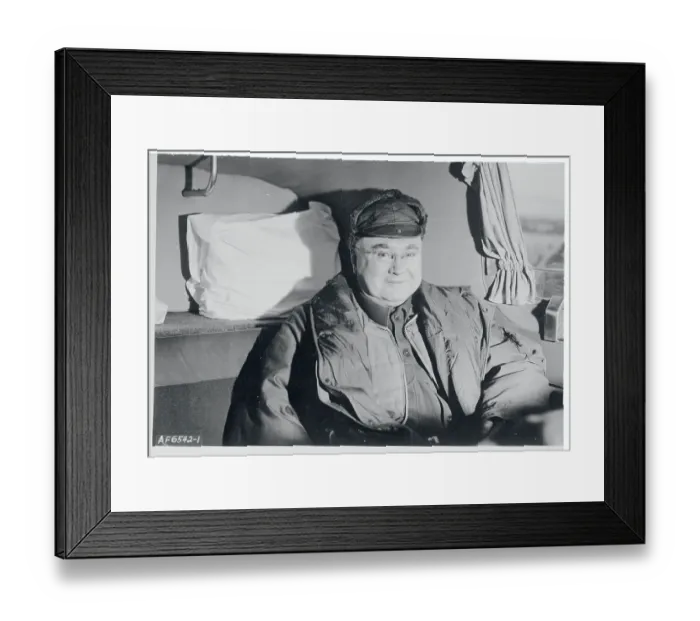 Framed Print : Francis Cardinal Spellman in Winter Gear