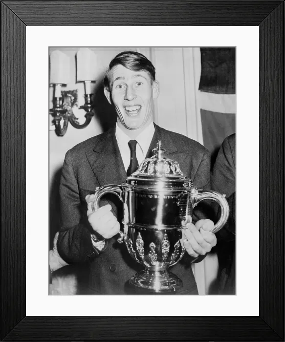 Framed Print : Roger Bannister Holding His Sporting Record Trophy Framed Print : Roger Bannister Holding His Sporting Record Trophy