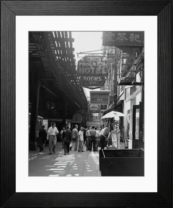 Framed Print : Chatham Square Framed Print : Chatham Square