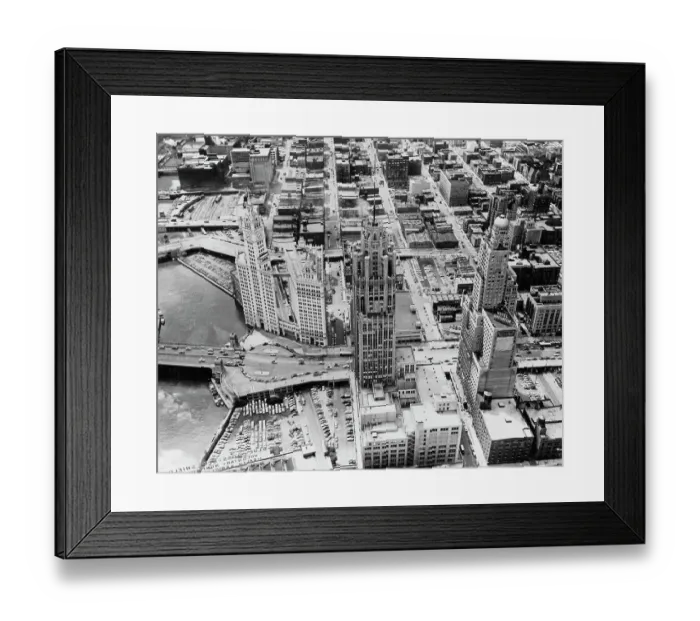 Framed Print : Chicago Business District Framed Print : Chicago Business District