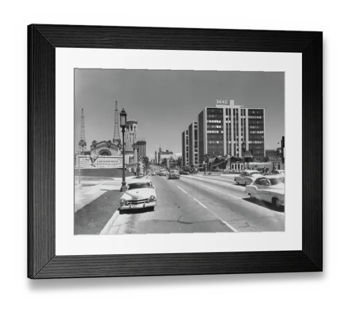 Framed Print : Tishman Buildings On Wilshire Boulevard Framed Print : Tishman Buildings On Wilshire Boulevard