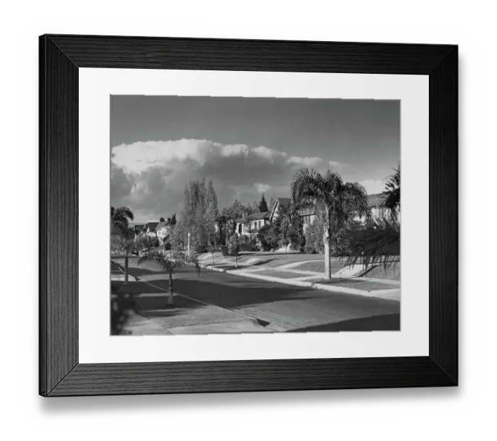 Framed Print : Hollywood Street Scene Framed Print : Hollywood Street Scene