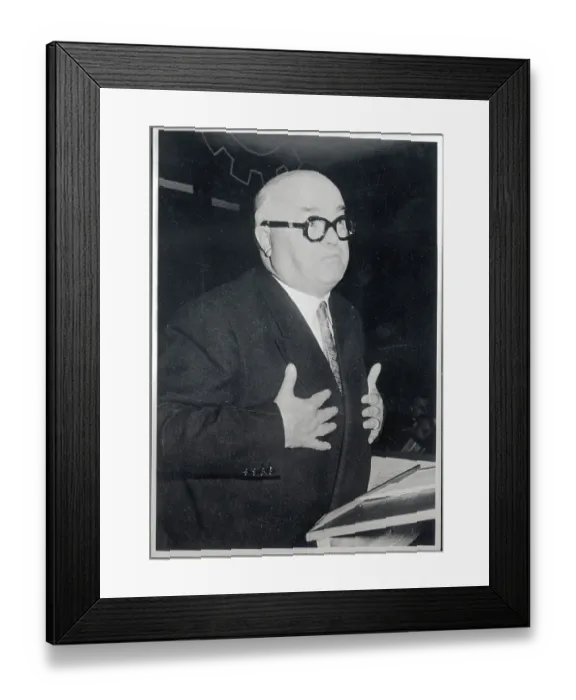 Framed Print : Portrait of Johannes Hoffman Framed Print : Portrait of Johannes Hoffman