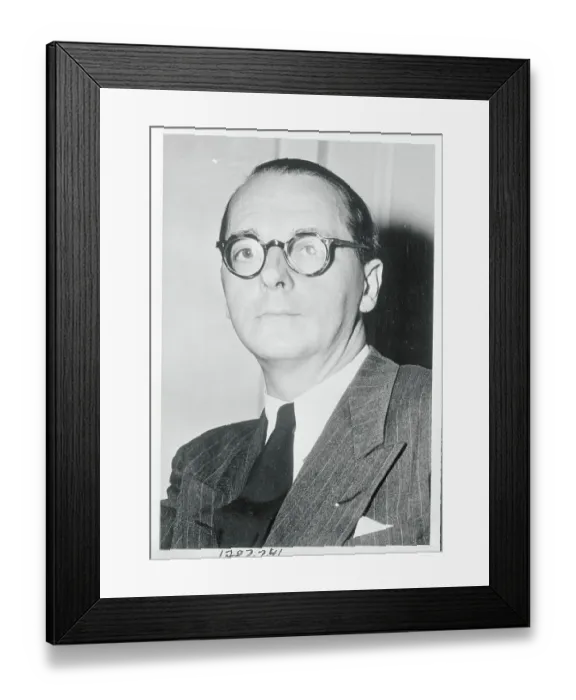 Framed Print : Portrait of Heinrich von Brentano Framed Print : Portrait of Heinrich von Brentano