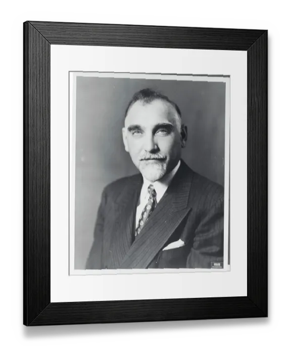 Framed Print : Portrait of Jacob S. Potofsky Framed Print : Portrait of Jacob S. Potofsky