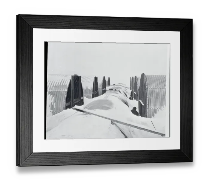 Framed Print : Igloos for United States Defense Unites Framed Print : Igloos for United States Defense Unites