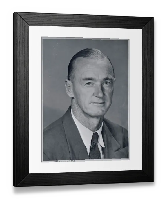 Framed Print : Portrait of Harry Hopman Framed Print : Portrait of Harry Hopman