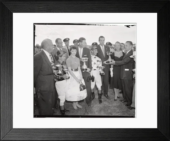 Framed Print : William Woodward Jr. Receiving Racing Award Previously Framed Print : William Woodward Jr. Receiving Racing Award Previously