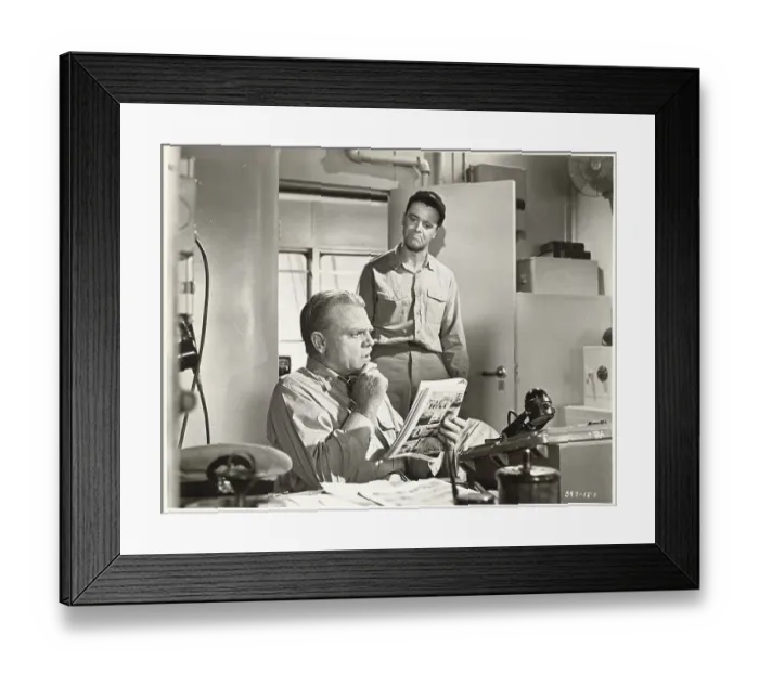 Framed Print : James Cagney Appearing with Jack Lemmon Framed Print : James Cagney Appearing with Jack Lemmon