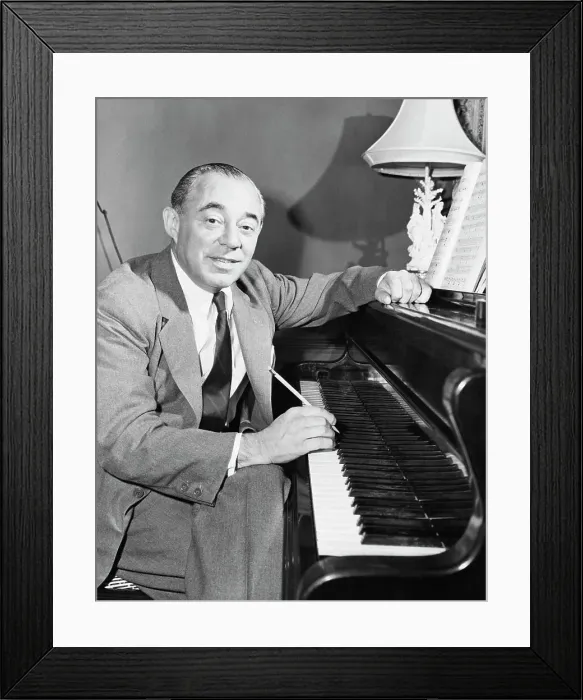 Framed Print : Composer Richard Rodgers at His Piano Framed Print : Composer Richard Rodgers at His Piano