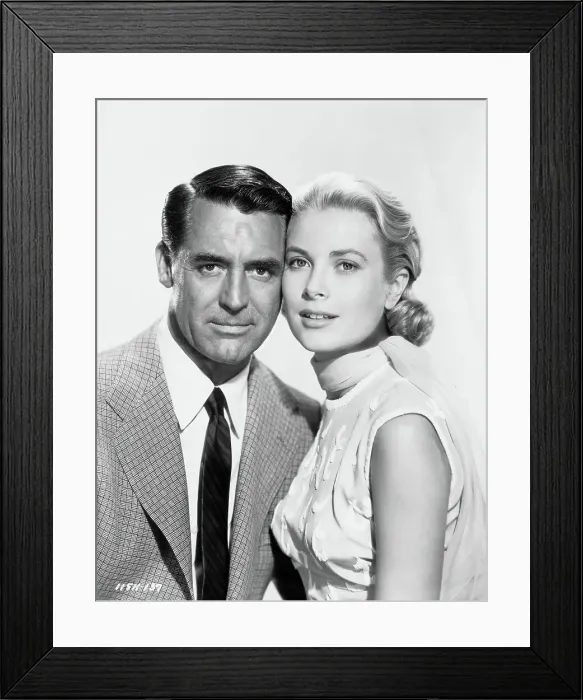 Framed Print : Portrait of Cary Grant and Grace Kelly Framed Print : Portrait of Cary Grant and Grace Kelly