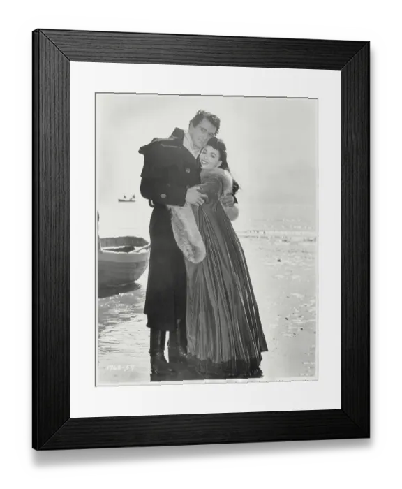 Framed Print : Rock Hudson and Barbara Rush Embracing Framed Print : Rock Hudson and Barbara Rush Embracing