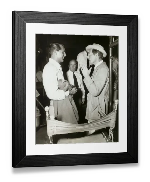 Framed Print : Danny Kaye Talking with Cary Grant Framed Print : Danny Kaye Talking with Cary Grant