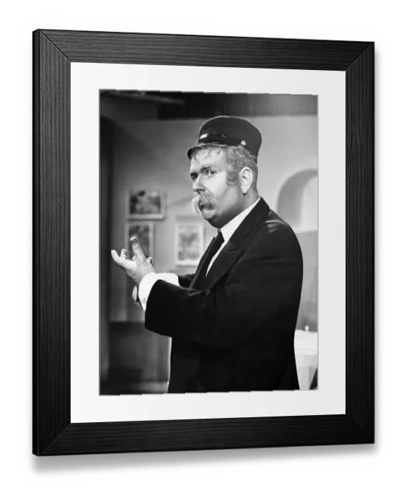 Framed Print : Bob Keeshan as Captain Kangaroo Framed Print : Bob Keeshan as Captain Kangaroo