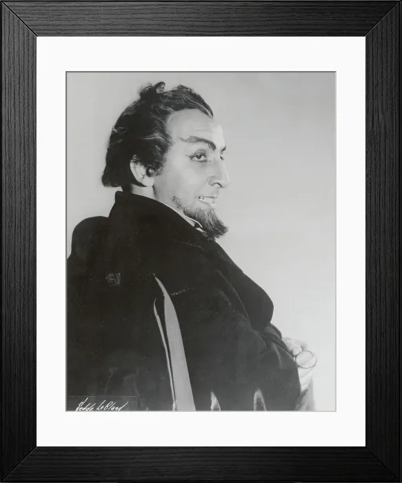 Framed Print : Opera Singer Luben Vichey as Mephistopheles Framed Print : Opera Singer Luben Vichey as Mephistopheles