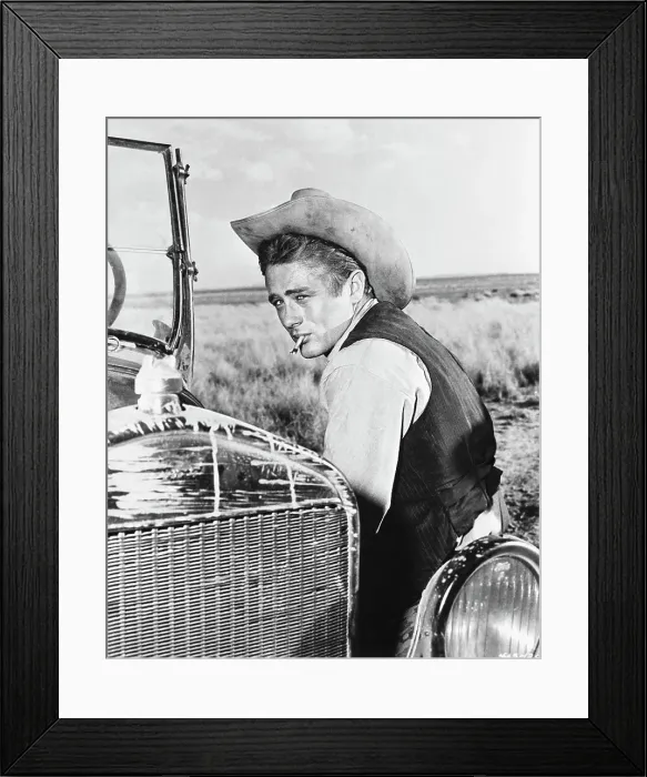 Framed Print : James Dean in Publicity Handout for Giant Framed Print : James Dean in Publicity Handout for Giant