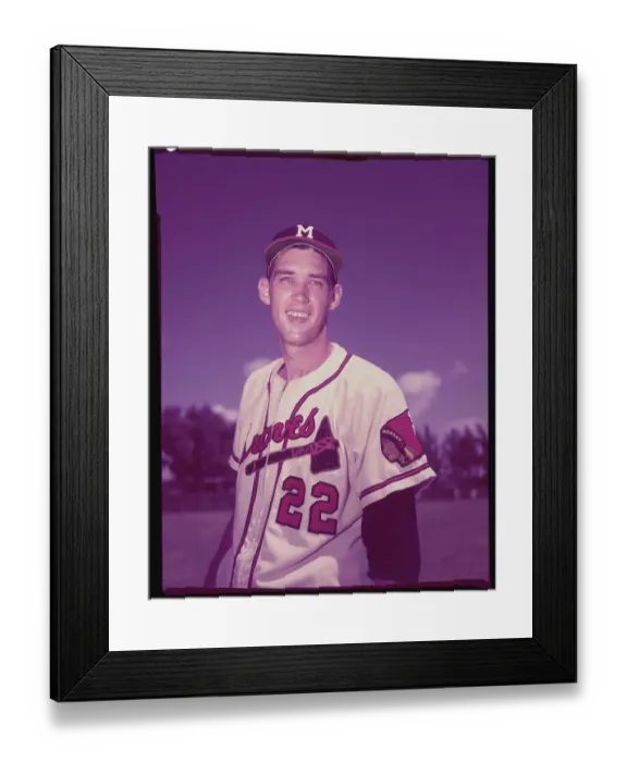 Framed Print : Portrait of Gene Conley Framed Print : Portrait of Gene Conley