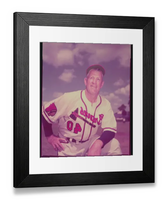 Framed Print : Portrait of Charlie Grimm Framed Print : Portrait of Charlie Grimm