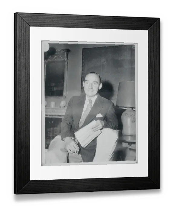 Framed Print : Portrait of Joseph Alsop Framed Print : Portrait of Joseph Alsop