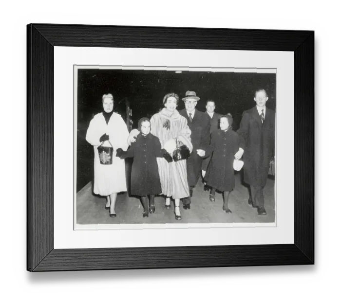 Framed Print : Portrait of Joan Crawford and Her Children Framed Print : Portrait of Joan Crawford and Her Children