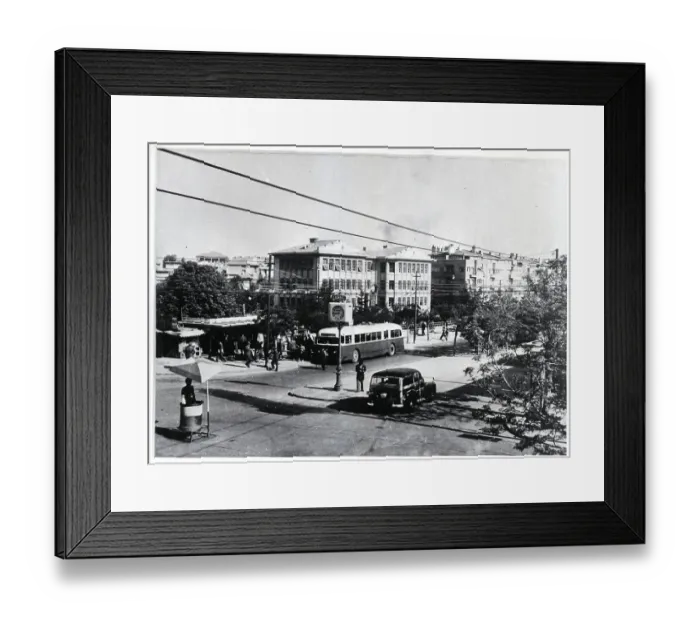 Framed Print : A View Of Red Crescent Square In Ankara Framed Print : A View Of Red Crescent Square In Ankara