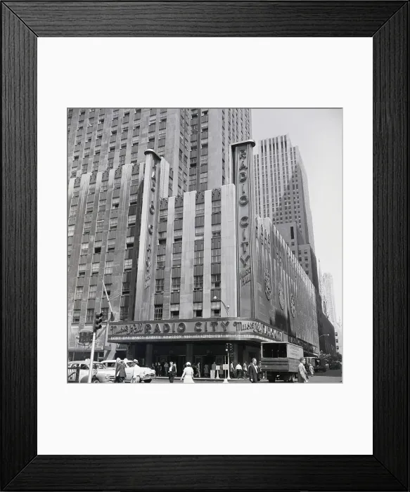 Framed Print : Exterior Of Radio City Music Hall Framed Print : Exterior Of Radio City Music Hall