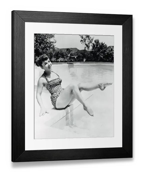 Framed Print : Portrait of Debbie Reynolds Framed Print : Portrait of Debbie Reynolds