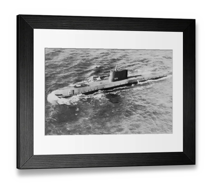 Framed Print : Sea Trials for USS Nautilus, First Nuke Sub Framed Print : Sea Trials for USS Nautilus, First Nuke Sub