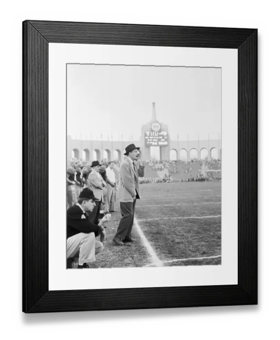 Framed Print : Terry Brennah Standing on Sidelines Framed Print : Terry Brennah Standing on Sidelines