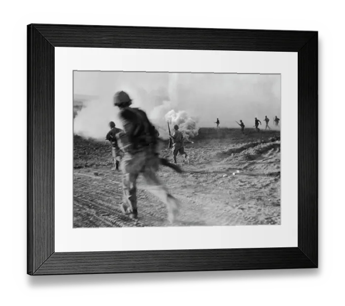 Framed Print : Soldiers Performing Maneuvers Framed Print : Soldiers Performing Maneuvers