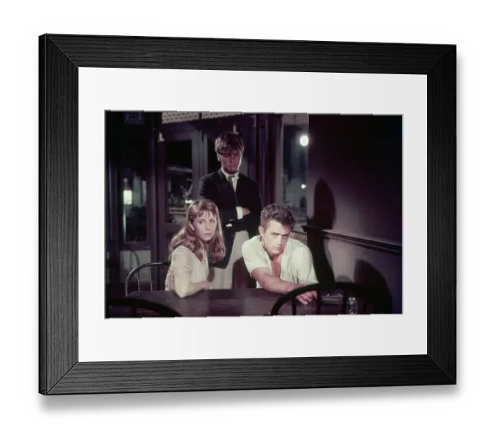 Framed Print : James Dean and Julie Harris East Of Eden Framed Print : James Dean and Julie Harris East Of Eden