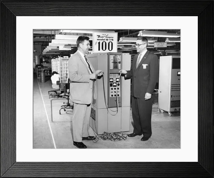 Framed Print : Bendix G-15 Computer Framed Print : Bendix G-15 Computer