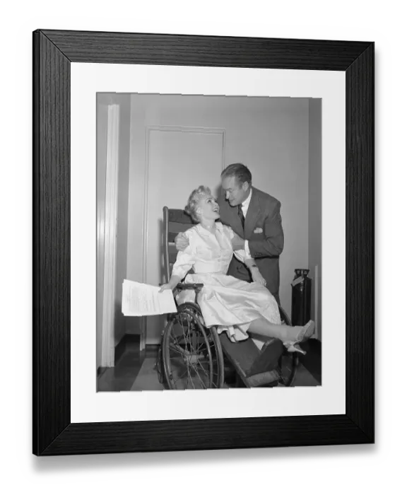 Framed Print : Zsa Zsa Gabor and Bob Hope Framed Print : Zsa Zsa Gabor and Bob Hope