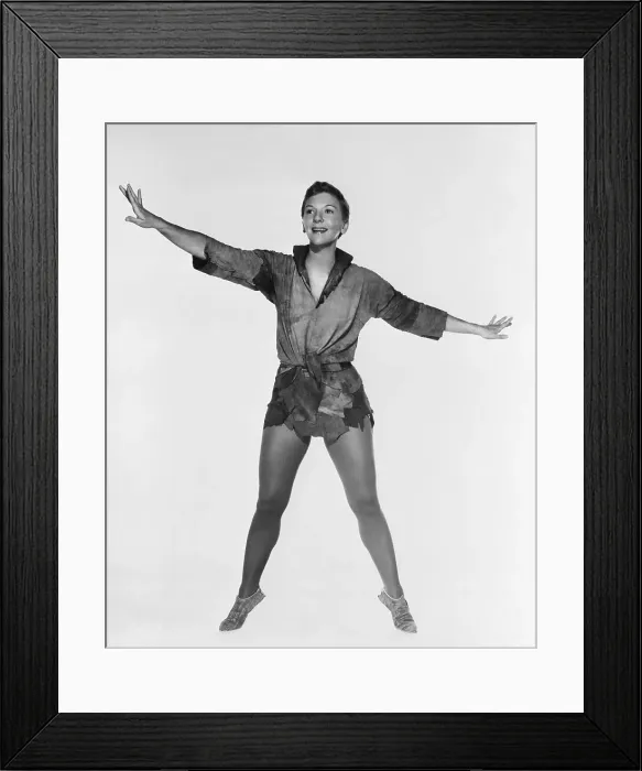 Framed Print : Mary Martin as Peter Pan Framed Print : Mary Martin as Peter Pan