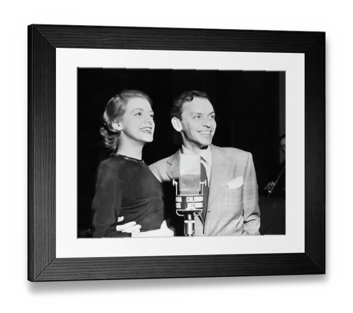Framed Print : Frank Sinatra And Rosemary Clooney Framed Print : Frank Sinatra And Rosemary Clooney
