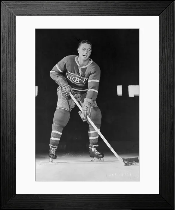 Framed Print : Portrait of Jean Beliveau Framed Print : Portrait of Jean Beliveau