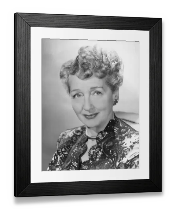 Framed Print : Hollywood Columnist Hedda Hopper