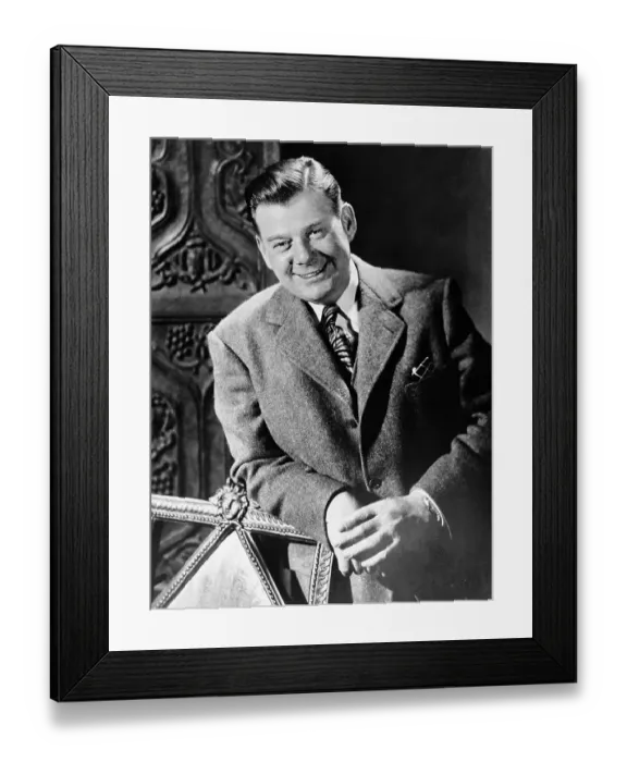Framed Print : Portrait of Arthur Godfrey Framed Print : Portrait of Arthur Godfrey