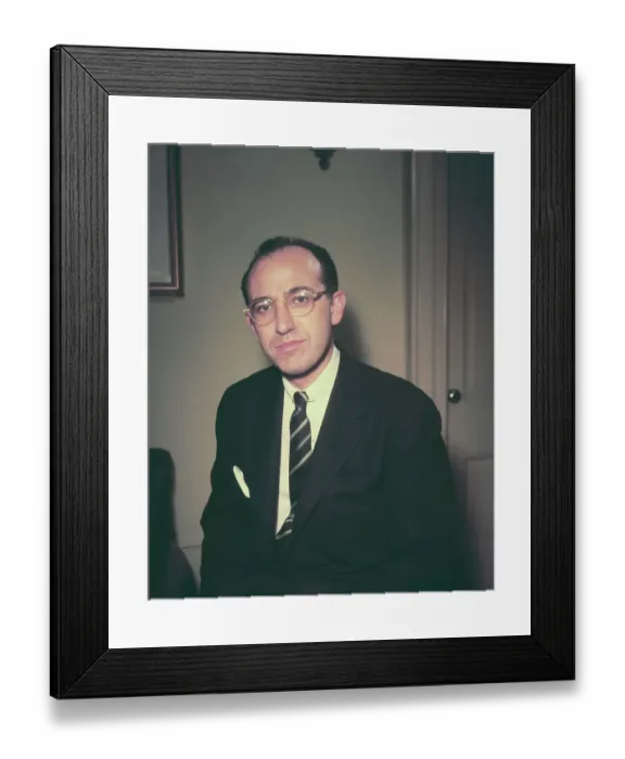 Framed Print : Portrait of Jonas A. Salk