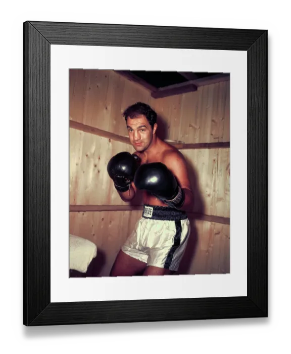 Framed Print : Portrait of Rocky Marciano