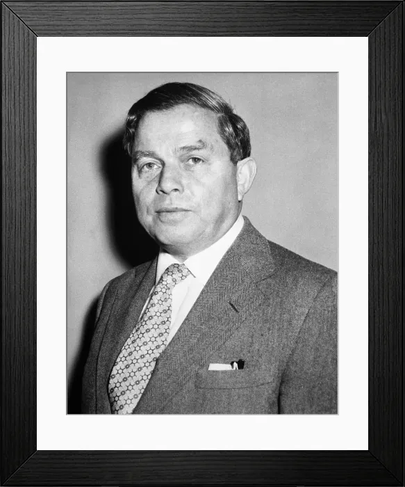 Framed Print : Portrait of Samuel I. Newhouse Framed Print : Portrait of Samuel I. Newhouse