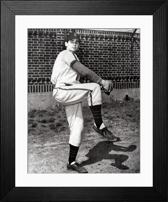 Framed Print : Sandy Koufax In Cincinnati Univ. Uniform Framed Print : Sandy Koufax In Cincinnati Univ. Uniform
