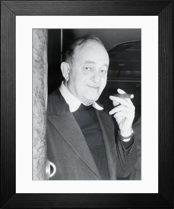 Framed Print : Ben Hecht, Author, Smoking Cigar Framed Print : Ben Hecht, Author, Smoking Cigar