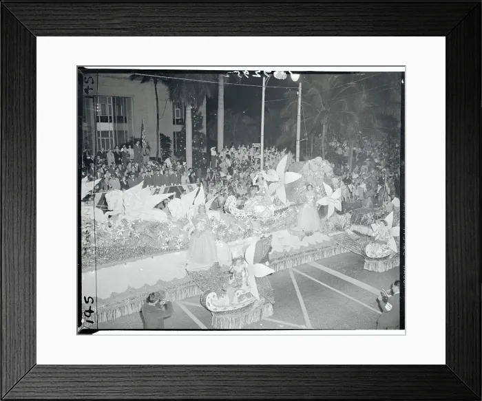 Framed Print : Carolyn Stroupe Riding on a Float Framed Print : Carolyn Stroupe Riding on a Float