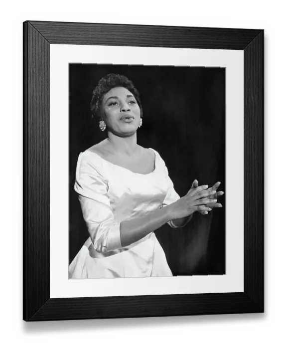Framed Print : Soprano Leontyne Price Framed Print : Soprano Leontyne Price