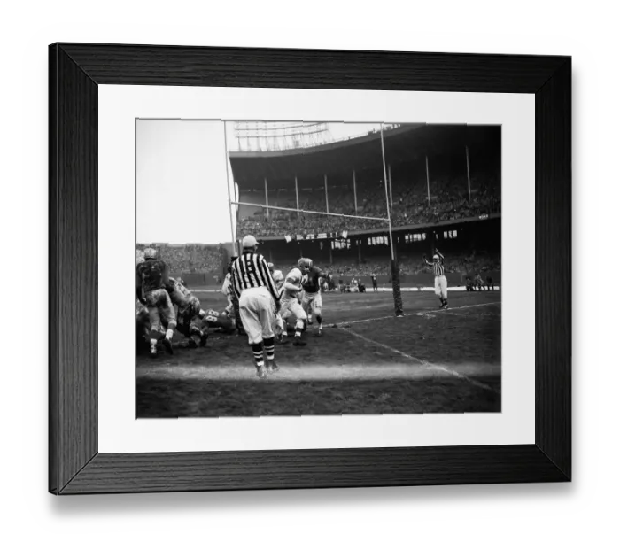 Framed Print : Otto Graham Making for Touchdown Framed Print : Otto Graham Making for Touchdown