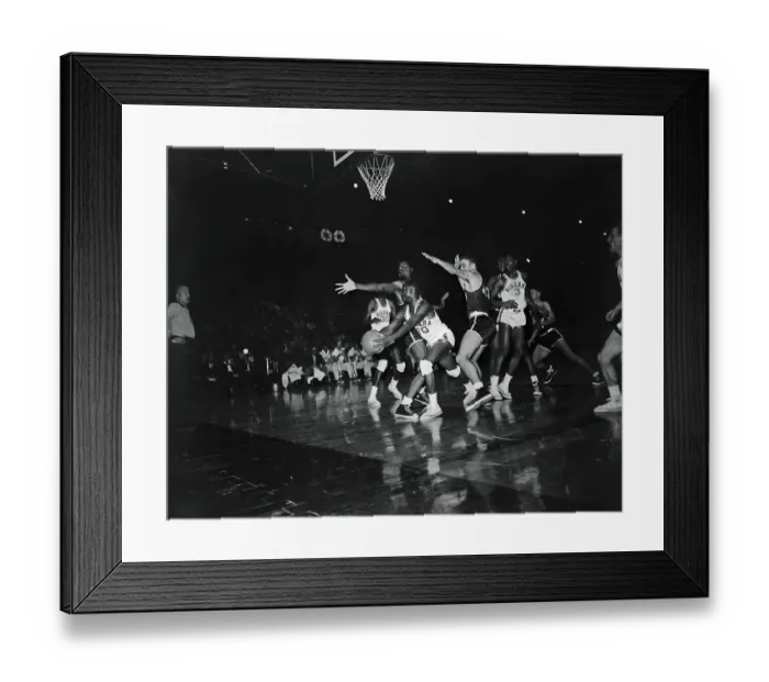 Framed Print : Ed Fleming Trying to Score Framed Print : Ed Fleming Trying to Score