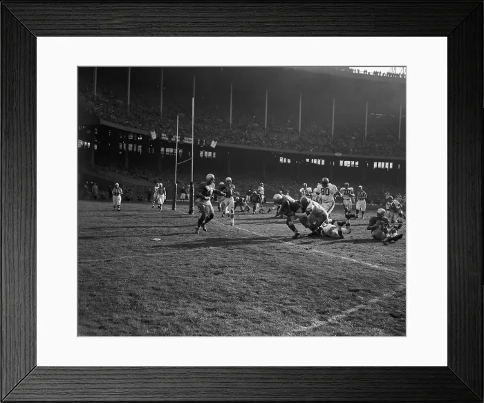 Framed Print : William Bowman Scoring a Touchdown Framed Print : William Bowman Scoring a Touchdown