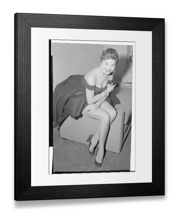 Framed Print : Portrait of Jeannie Johnson Framed Print : Portrait of Jeannie Johnson
